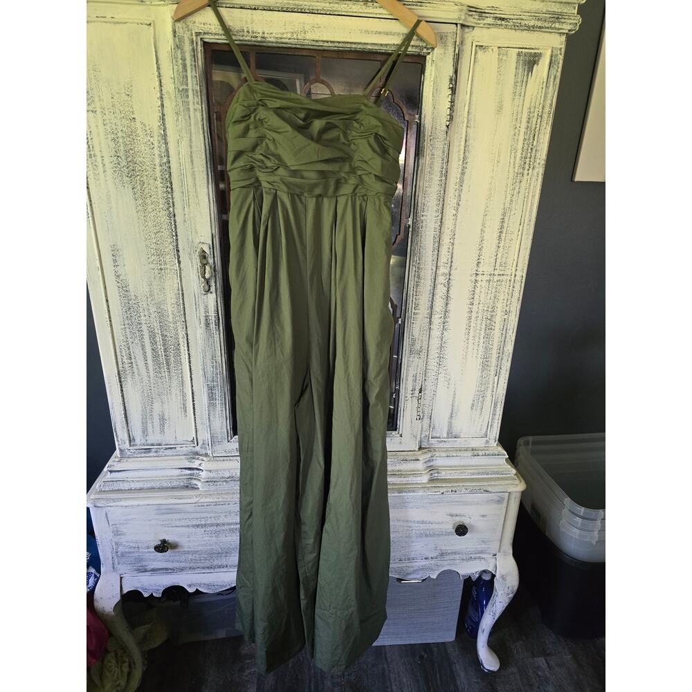New Anthropologie Hutch Wide-Leg Jumpsuit - Small